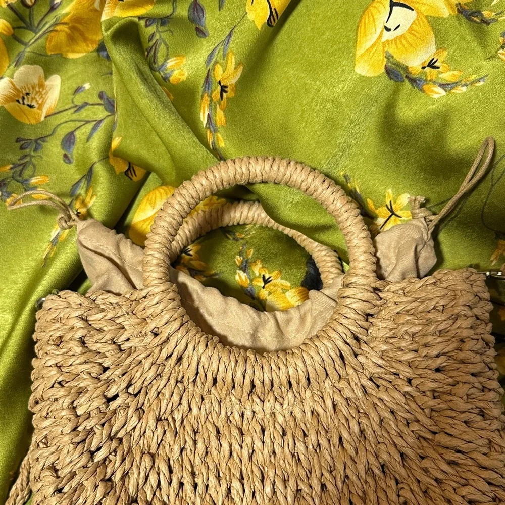 Handwoven Tan Women Bag